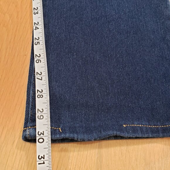 Zenergy by Chicos Women Jeans Size 1/M8 Regular Dark Blue Denim Stretch - Picture 7 of 15